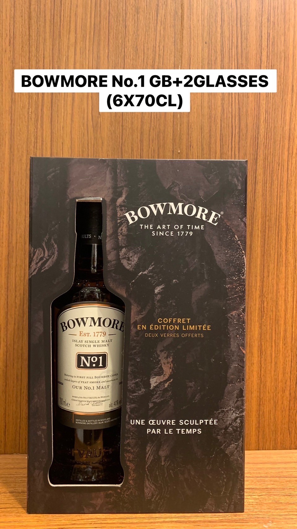 Bowmore No1+2 Glasses Giftbox