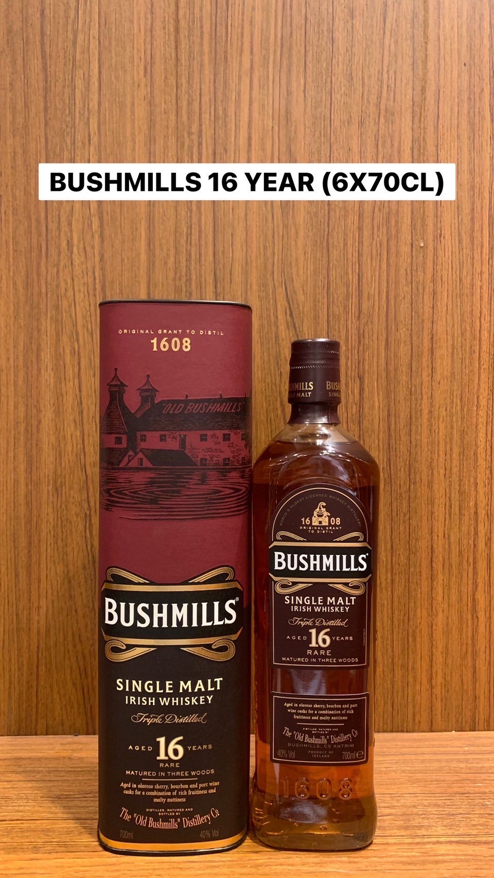 Bushmills 16 Year Old Single Malt