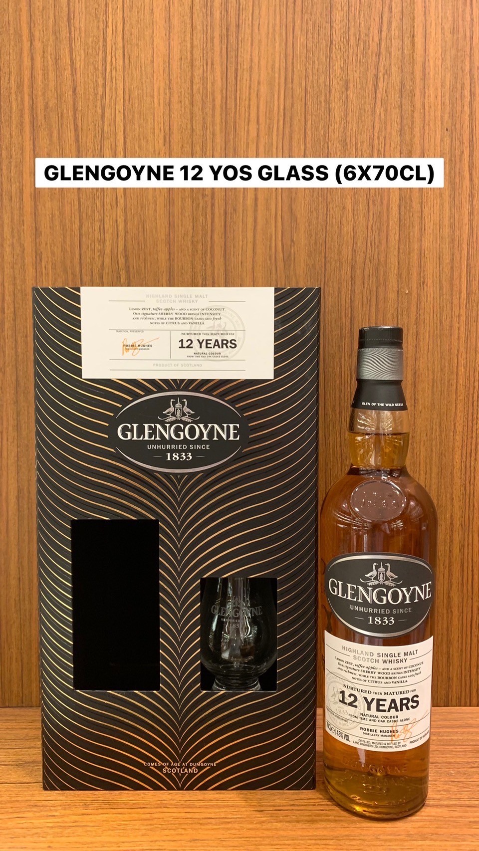 GLENGOYNE 12 YEAR OLD SINGLE MALT WHISKY