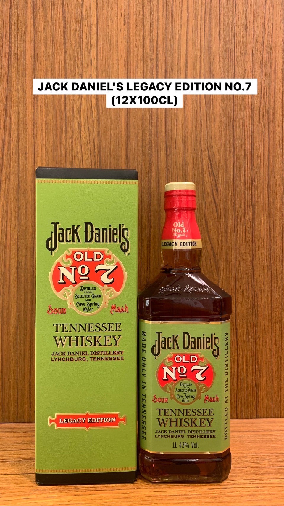 JACK DANIEL’S TENNESSEE WHISKY LEGACY No.7