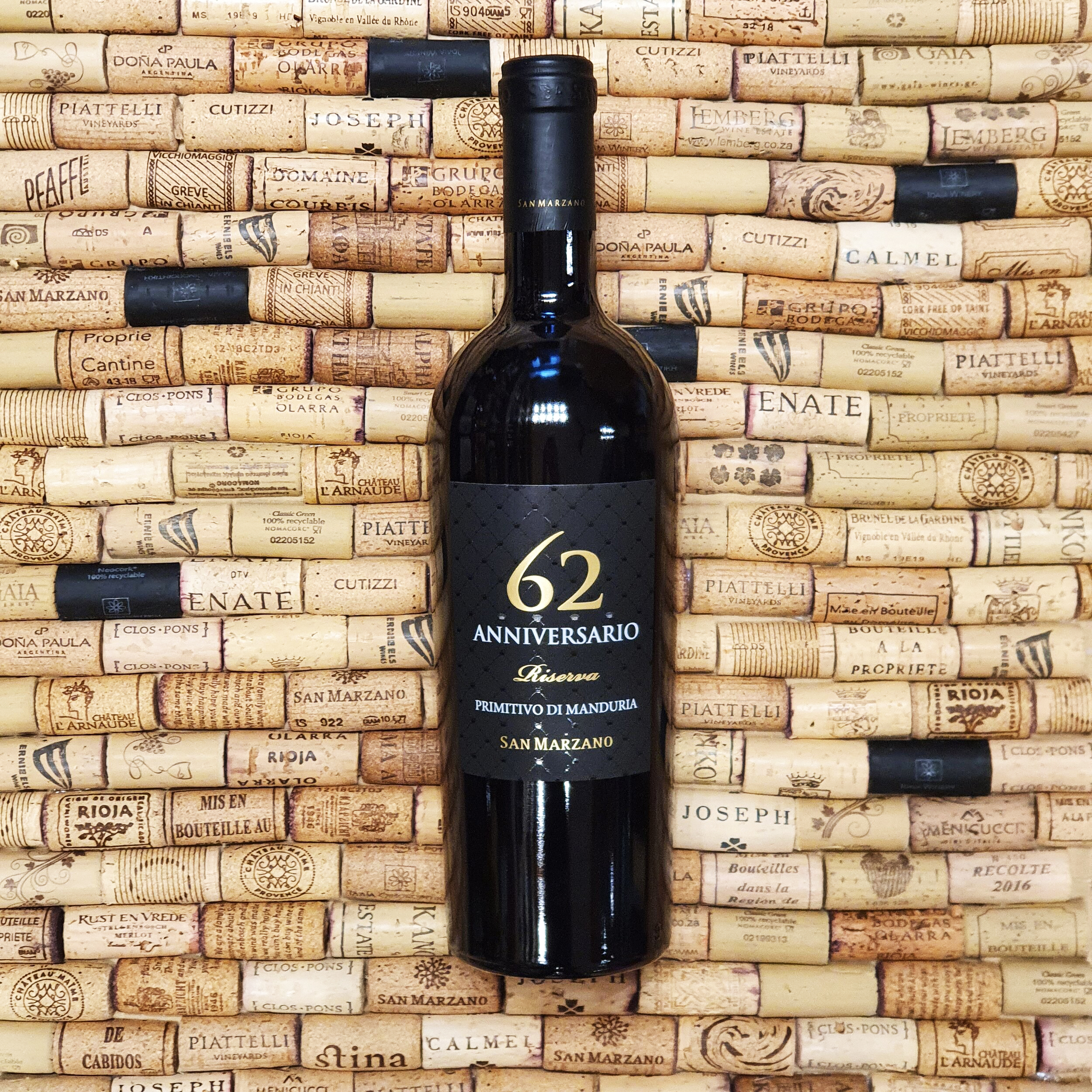 San Marzano 62 Anniversario Primitivo di Manduria Riserva 2018