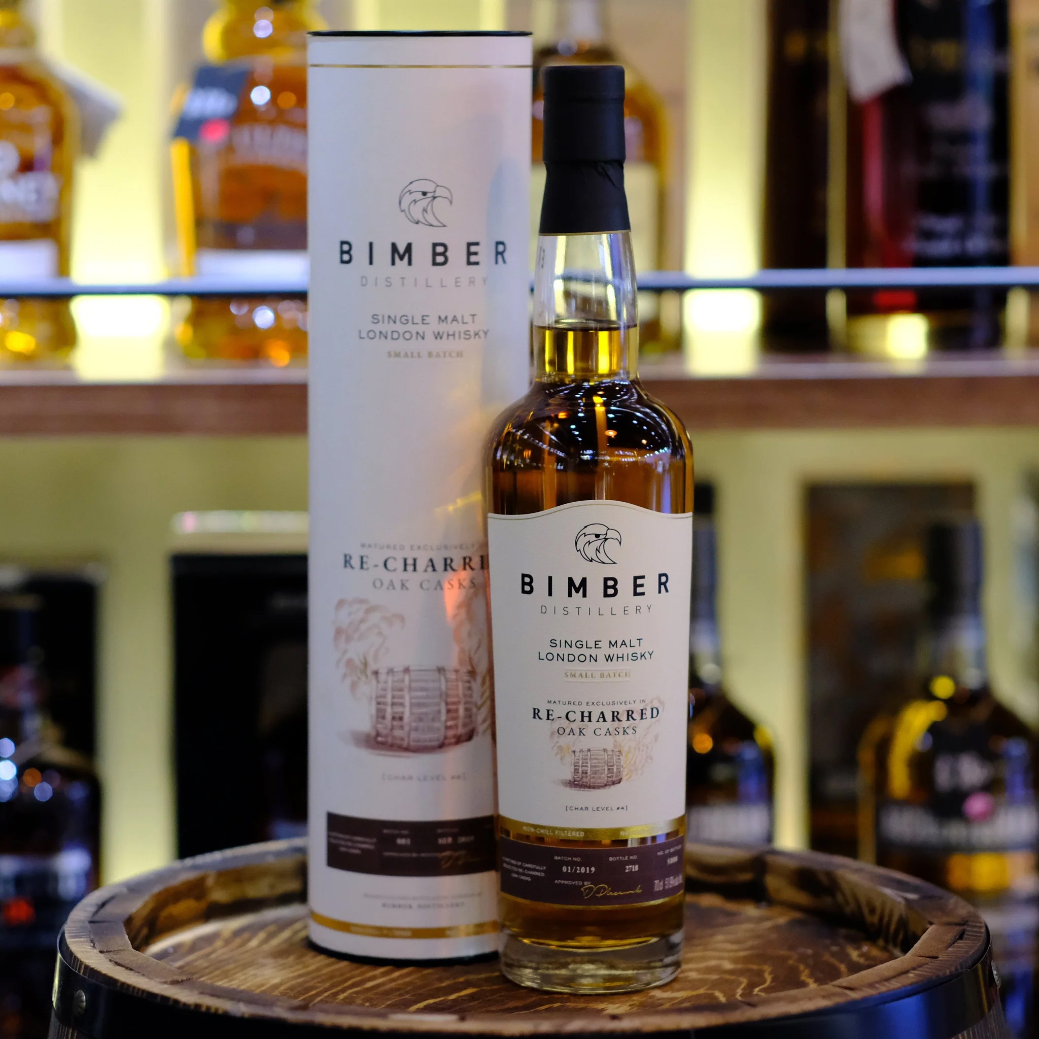 Bimber Small Batch Re-Charred Oak Casks Single Malt London Whisky