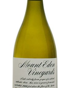 Mount Eden Vineyards Chardonnay Santa Cruz Mountains