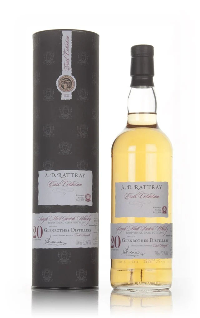 Glenrothes 20 Year Old Cask Collection A. D. Rattray